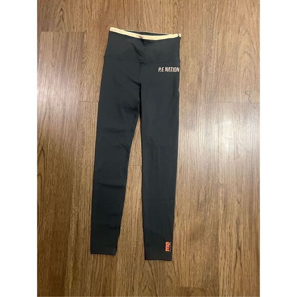 P.E NATION Mid Game Leggings in Grey High-waisted; 7/8 length size S NWT$120 - Picture 5 of 8